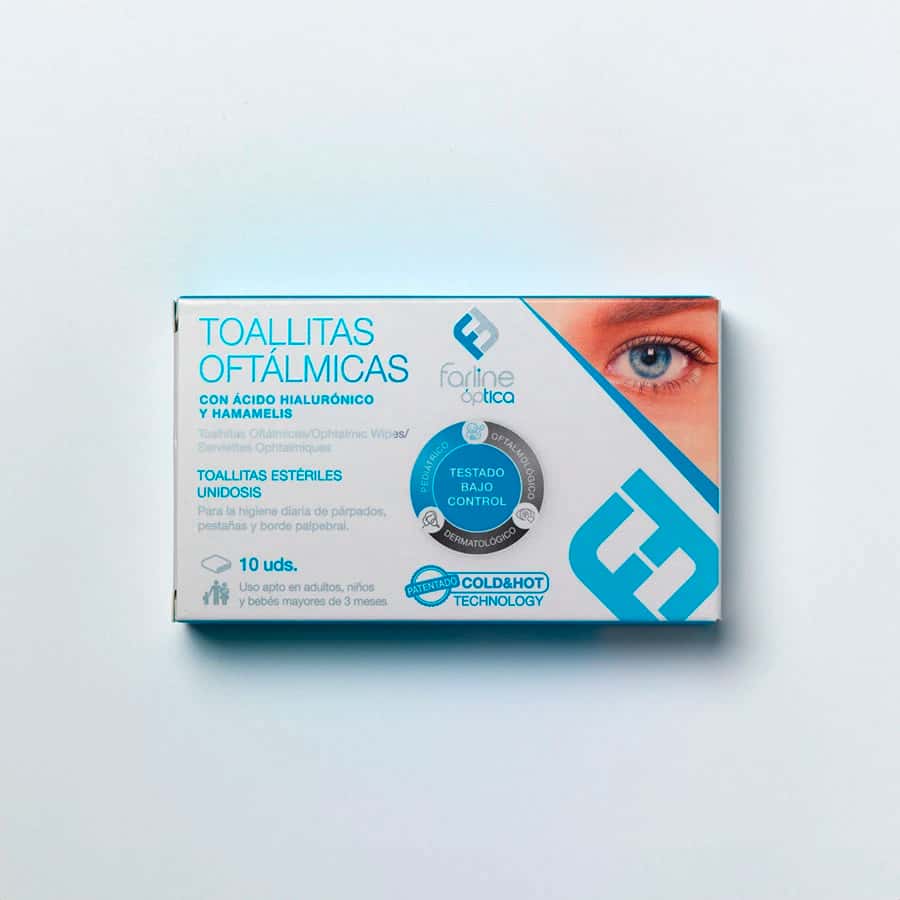 Farline Toallitas Oftálmicas AH Cold & Hot 10 Unidades de Farline