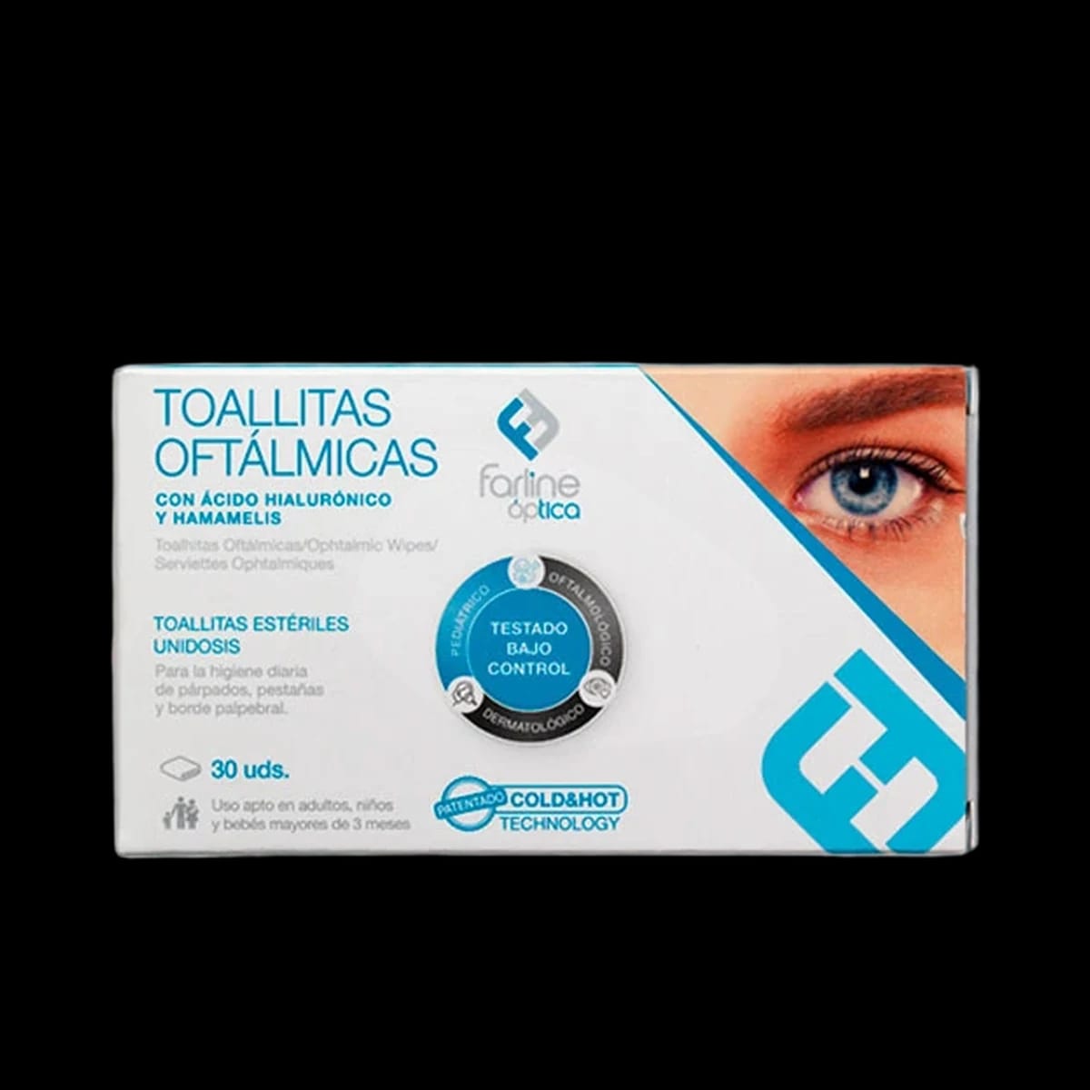 Farline Toallitas Oftálmicas AH Cold & Hot 30 Unidades de Farline — imagen 1 de 3