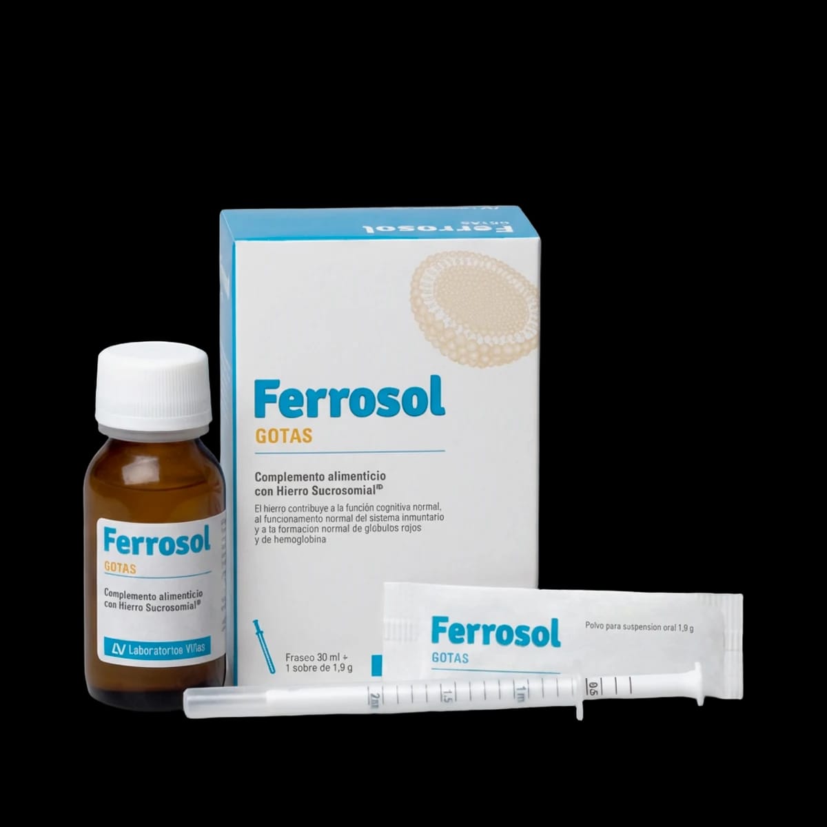 Ferrosol Gotas y Sobre 30 ml + 1 Sobre 1.9 g de Ferrosol — imagen 1 de 3