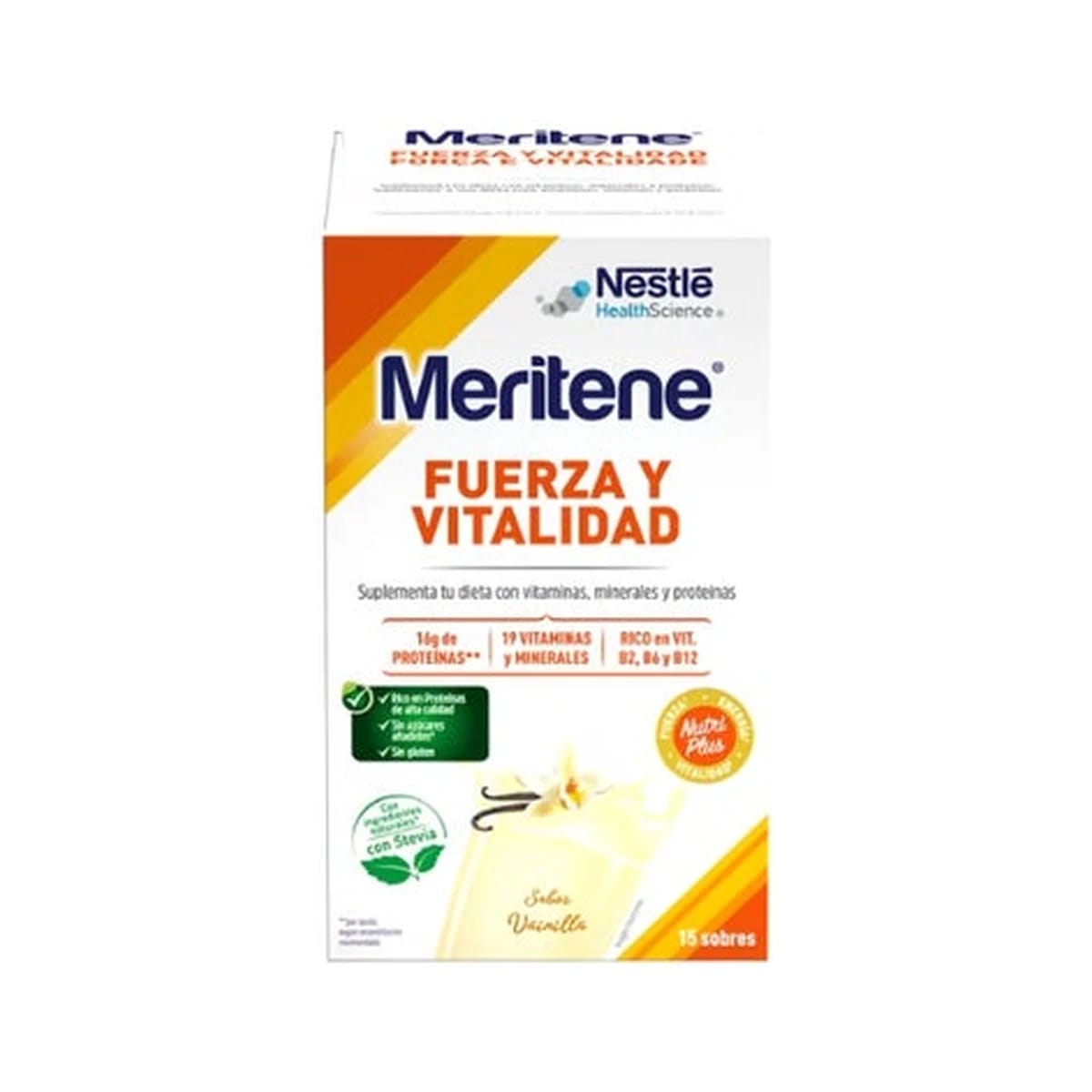 Meritene Fuerza y Vitalidad Vainilla 15 Sobres de Meritene