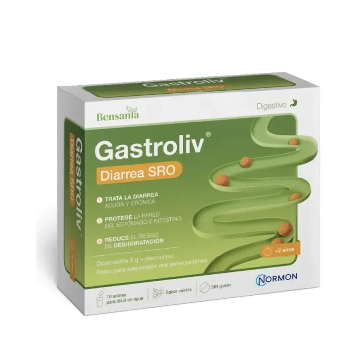 Gastroliv Diarrea SRO 10 Sobres de Gastroliv