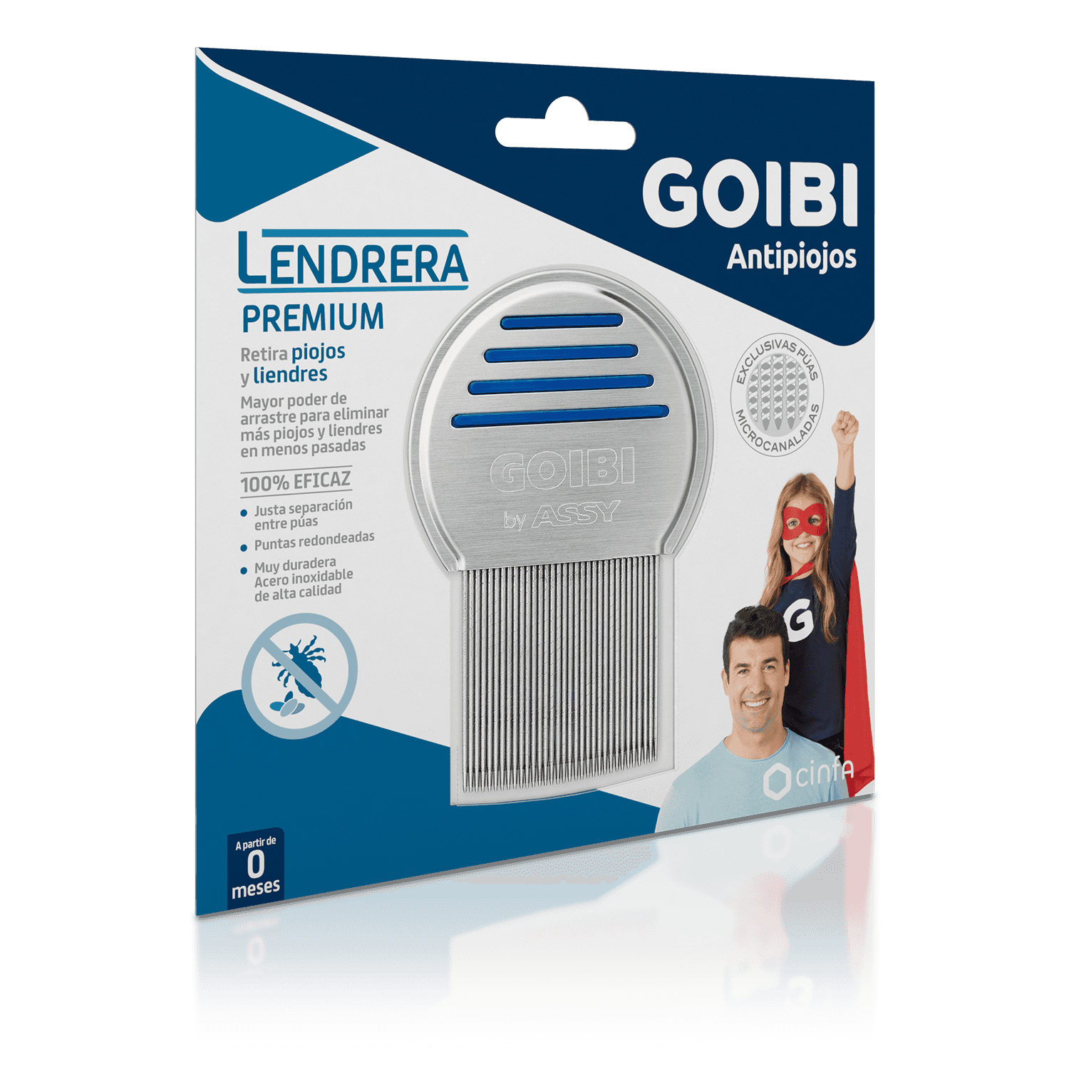 Goibi Antipiojos Lendrera Premium de Goibi