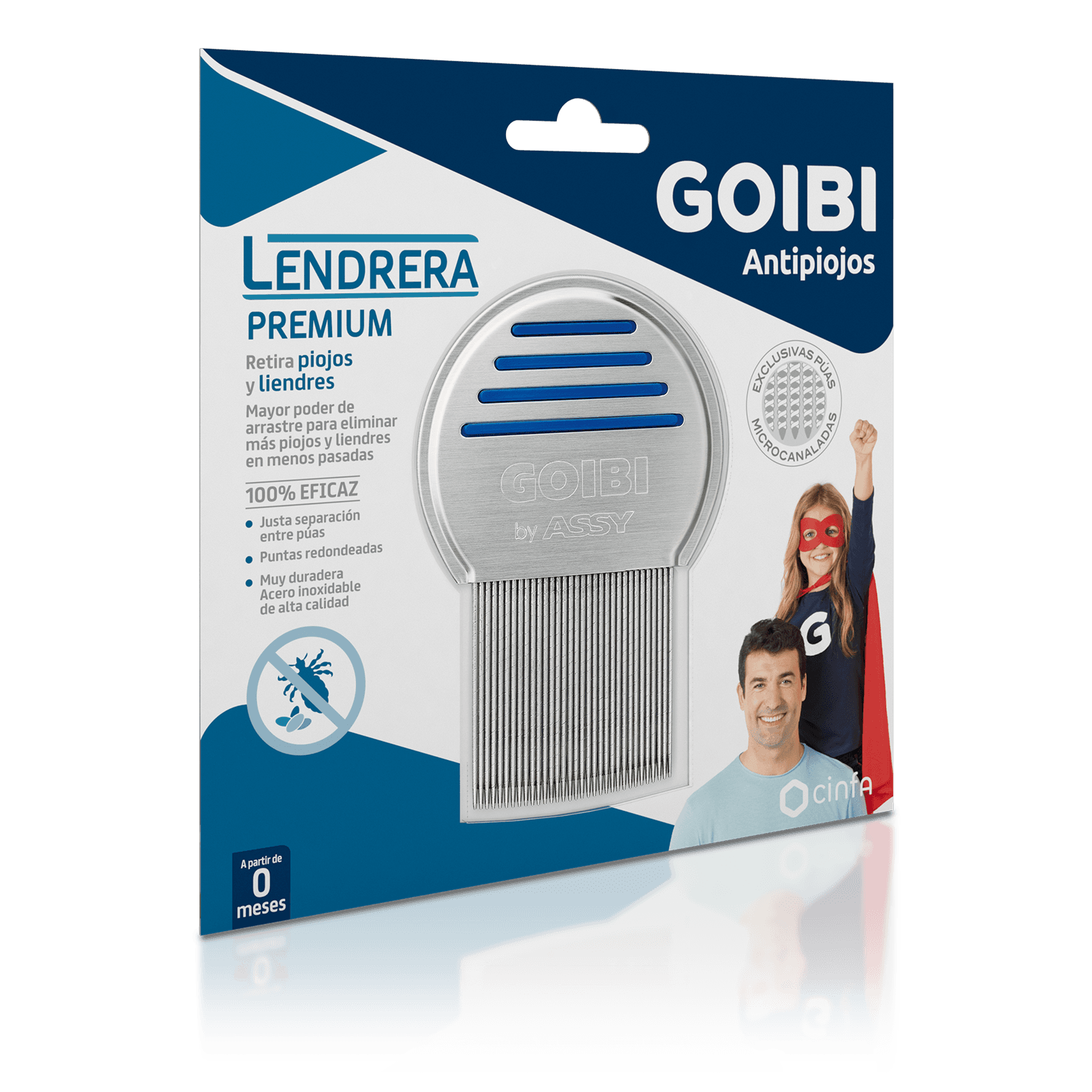 Goibi Antipiojos Lendrera Premium de Goibi