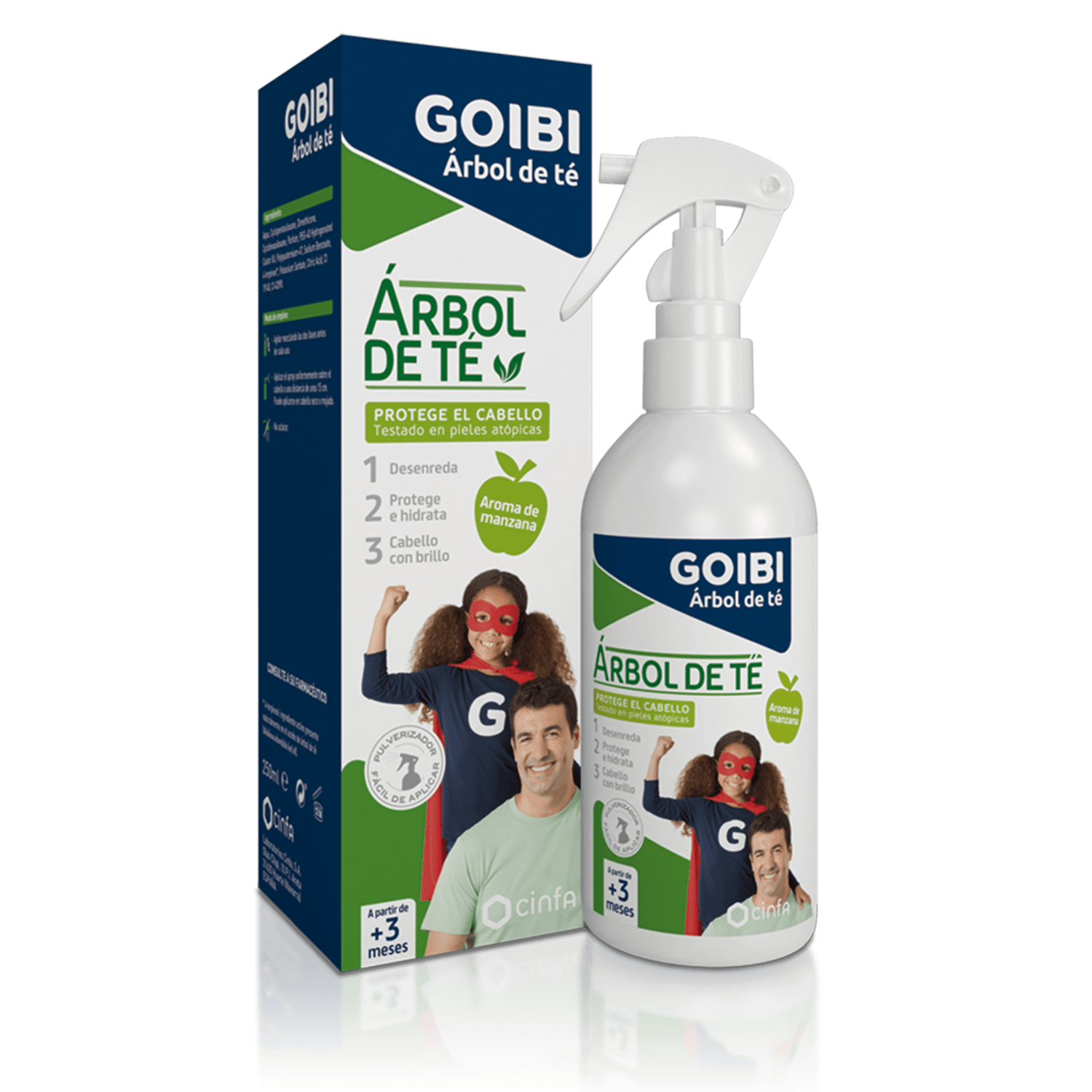 Goibi Árbol de Té Antipiojos Spray Manzana 250 ml