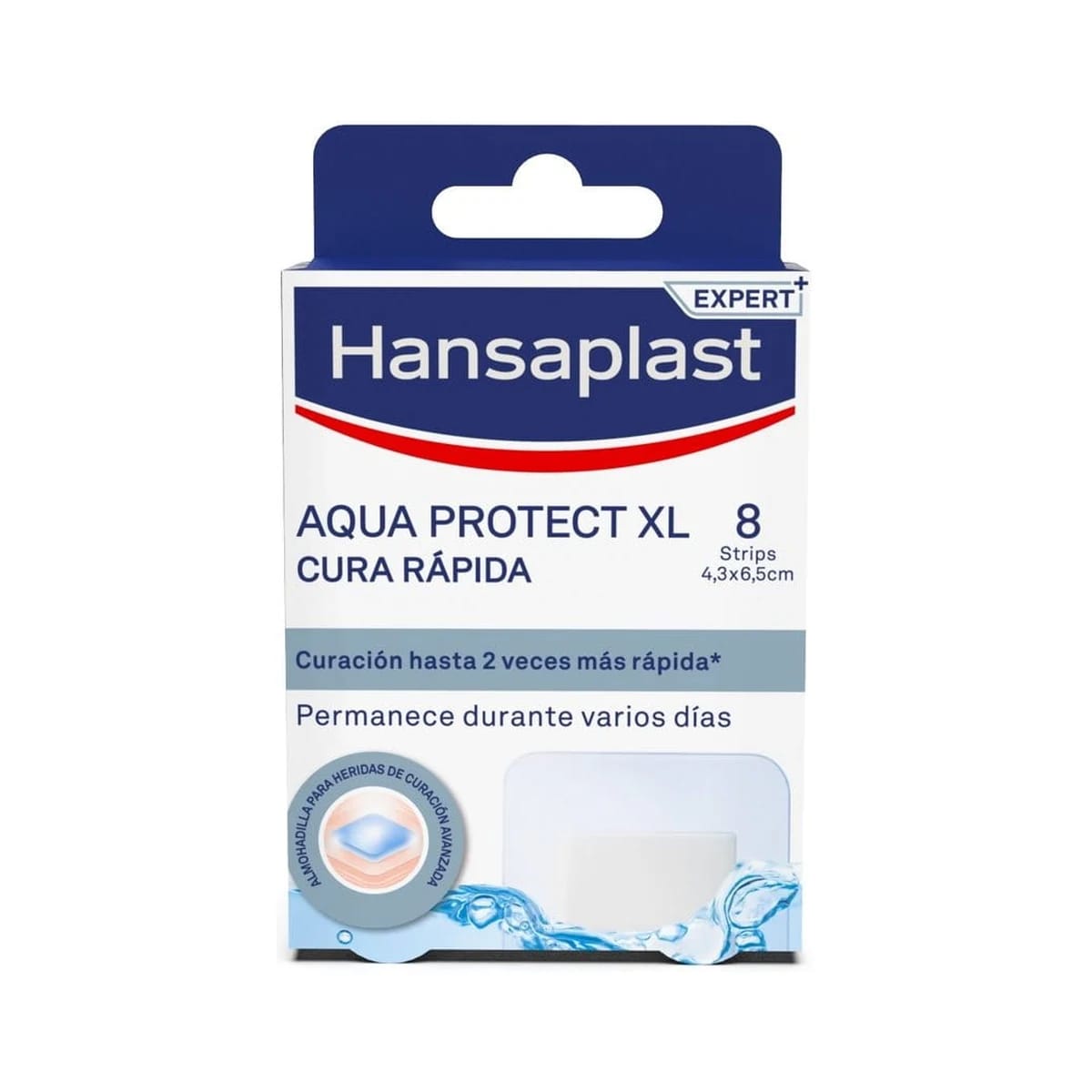 Hansaplast Aqua Protect XL Cicatrización Rápida 8 Unidades de Hansaplast — imagen 1 de 2