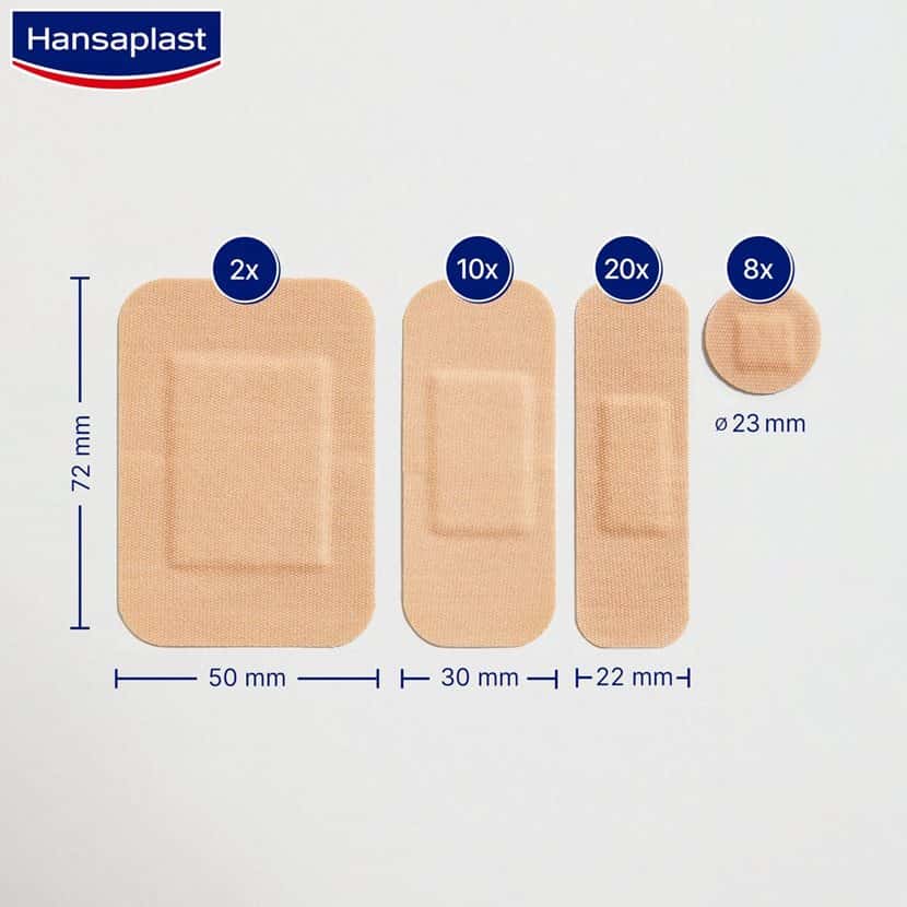 Hansaplast Elastic 40 Apósitos (Surtido 4 Tamaños) de Hansaplast