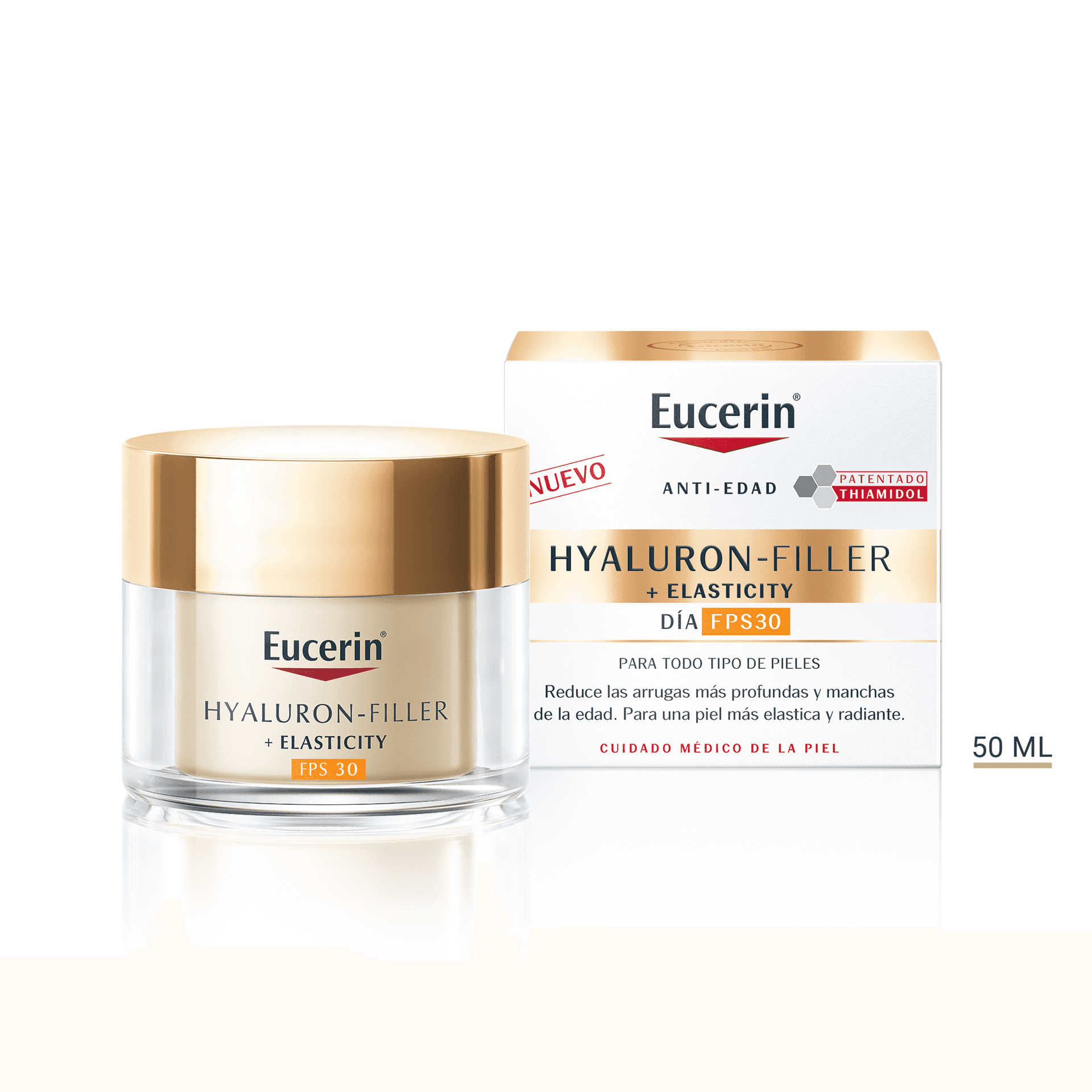 Eucerin Hyaluron-Filler + Elasticity Crema de Día SPF 30 50 ml de Eucerin