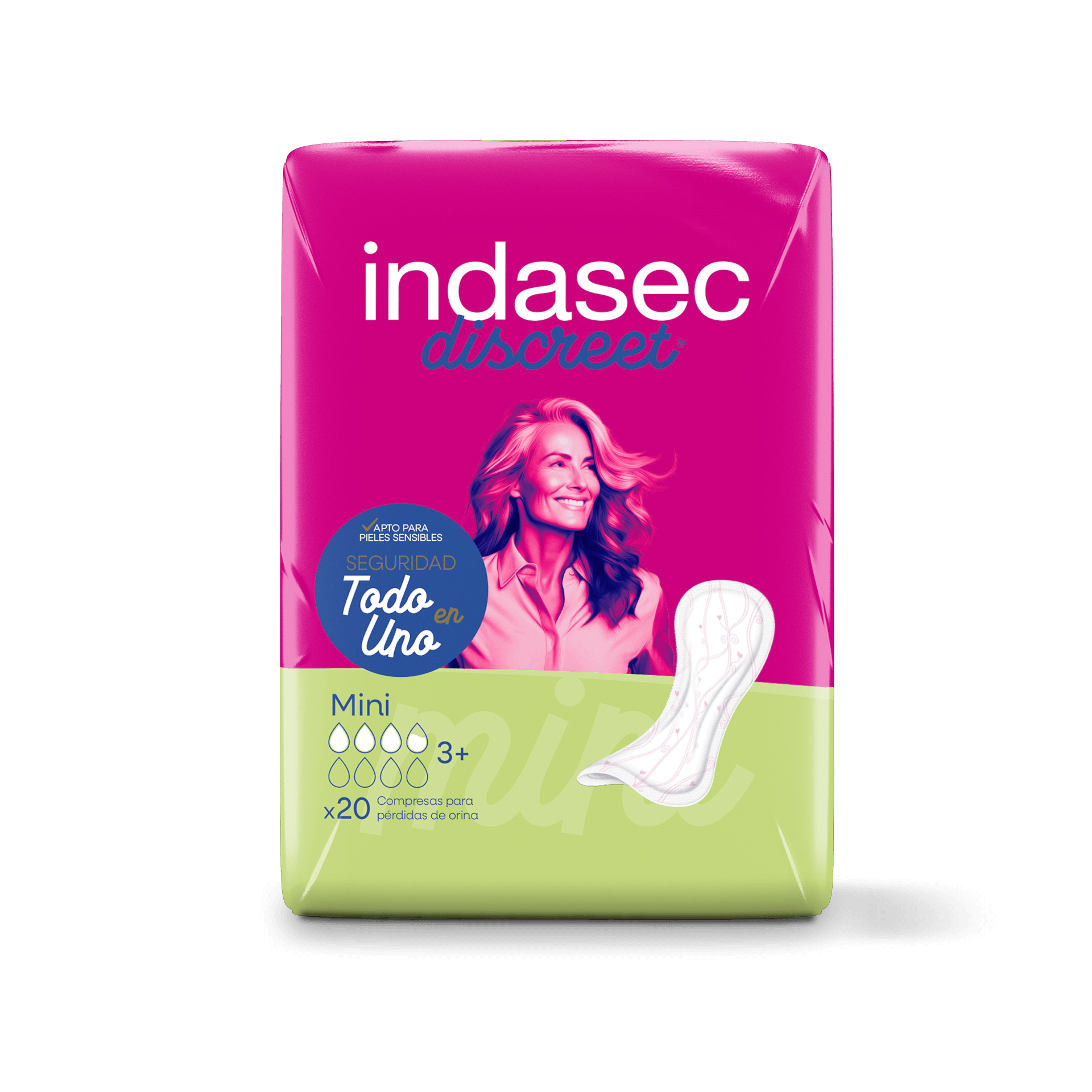 Indasec Discreet Mini 22 unidades de Indasec — imagen 1 de 2
