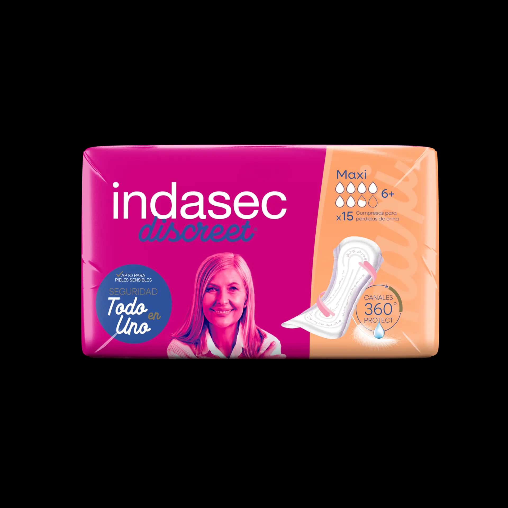 Indasec Discreet Maxi 15 unidades de Indasec