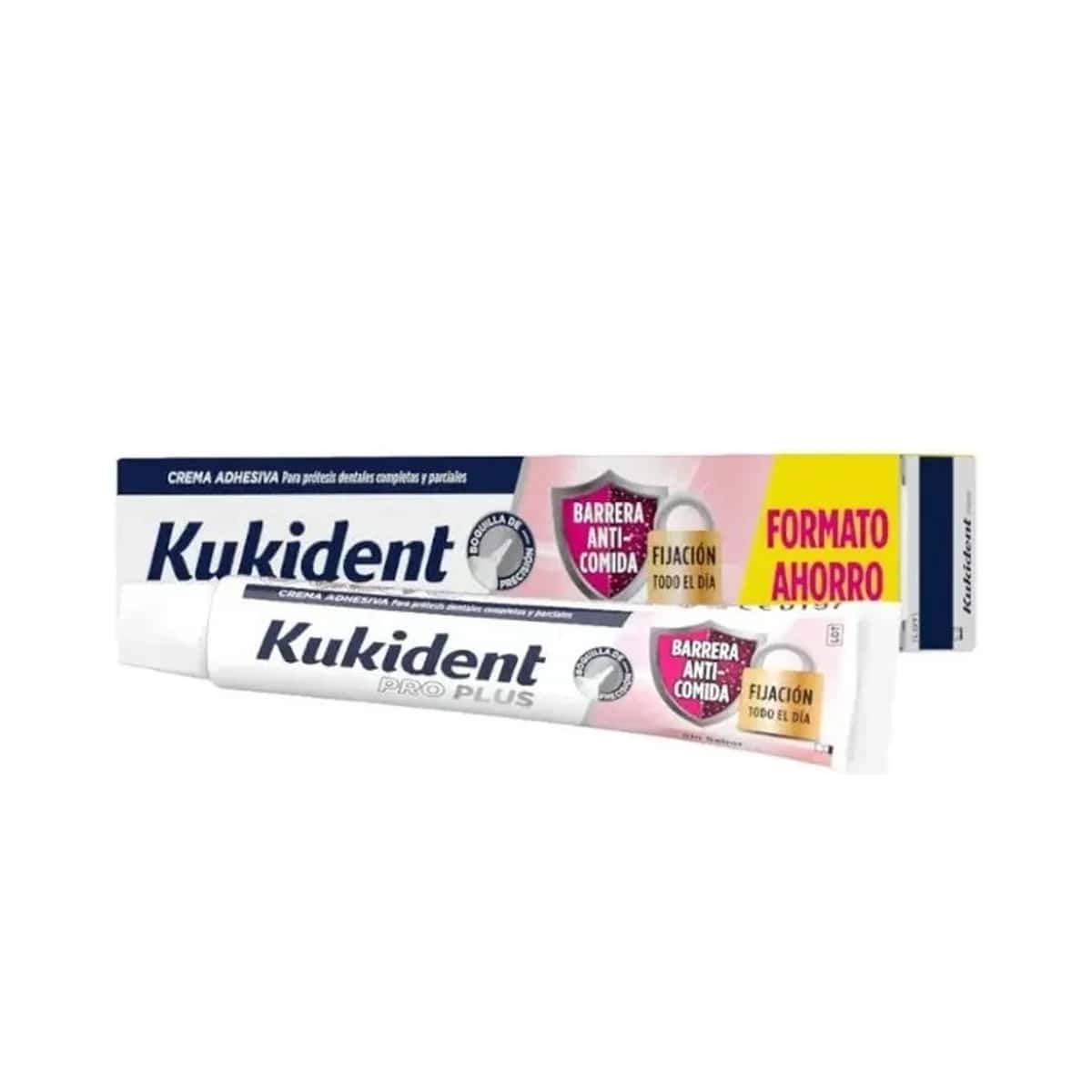 Kukident Pro Plus Barrera Anti-Comida sin Sabor 57 g de Kukident