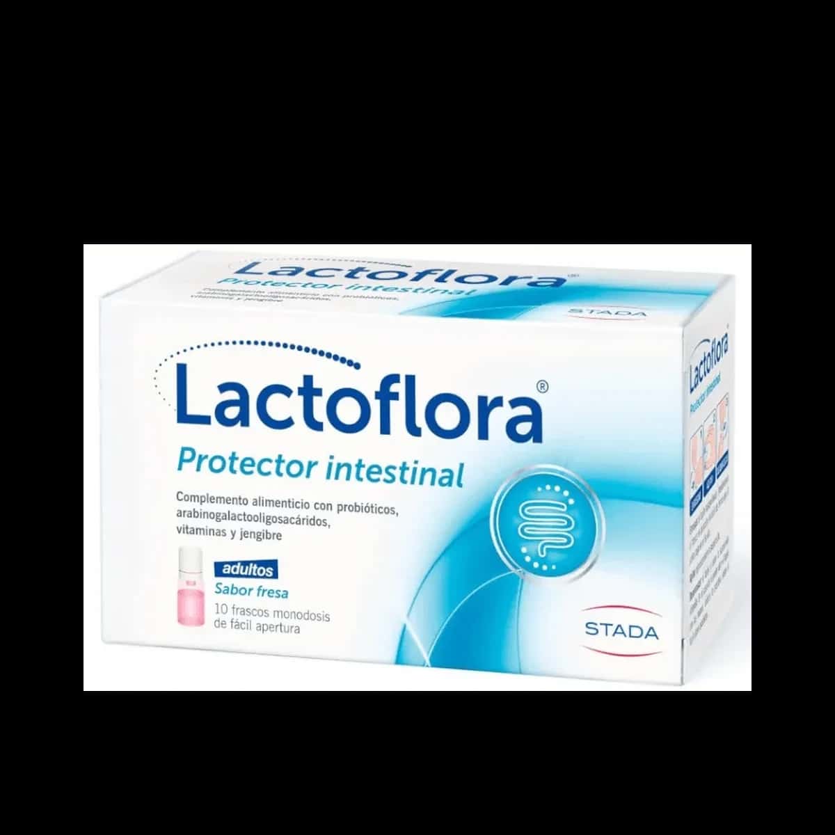 Lactoflora Protector Intestinal Adulto 10 Viales 7 ML Sabor Fresa de Lactoflora