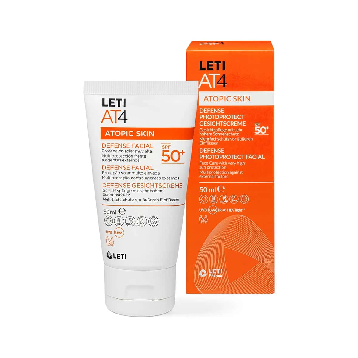 LetiAT4 Defense Photoprotect Facial SPF50+ 50 ml de LetiAT4