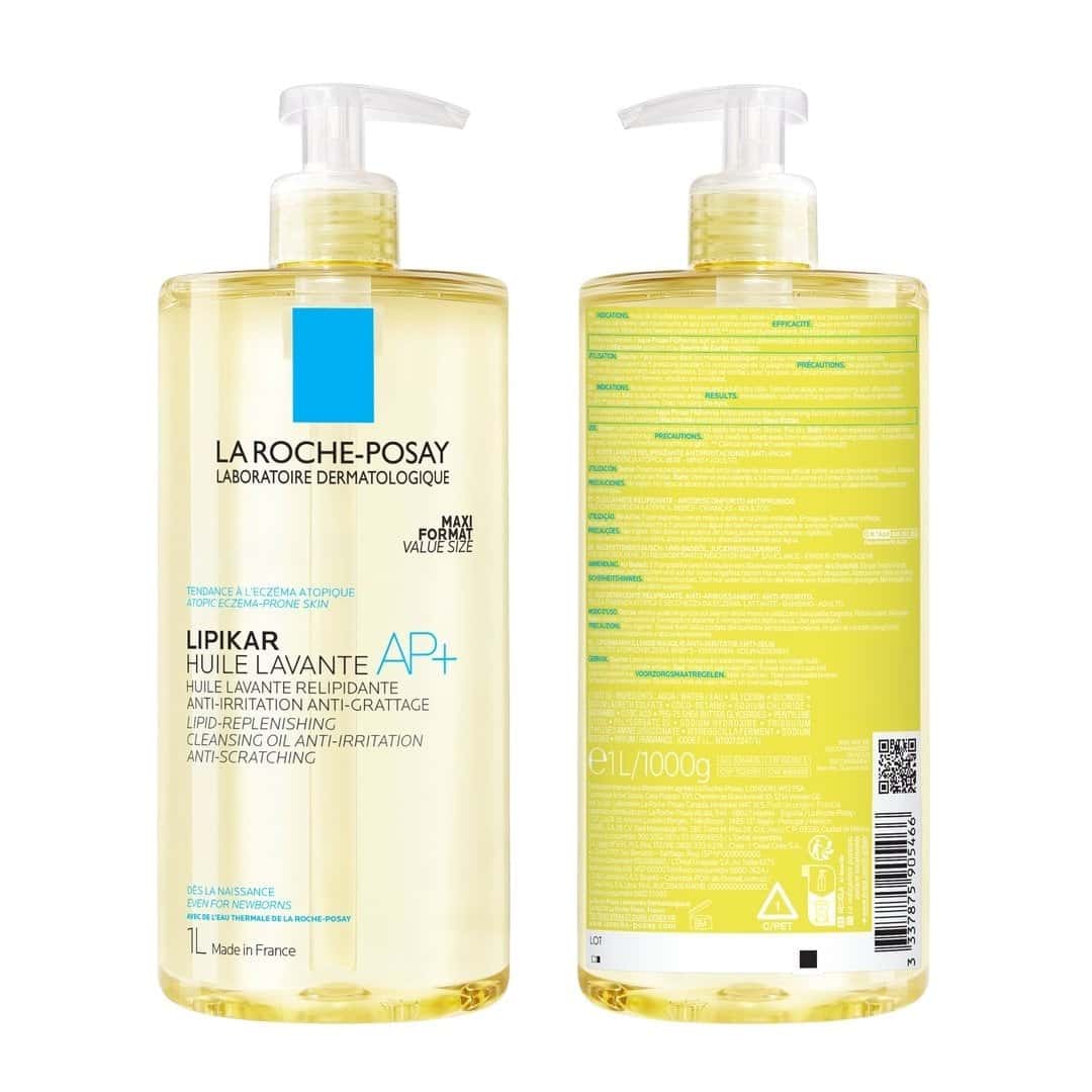 Lipikar Huile Lavante AP+ 1 L de La Roche-Posay