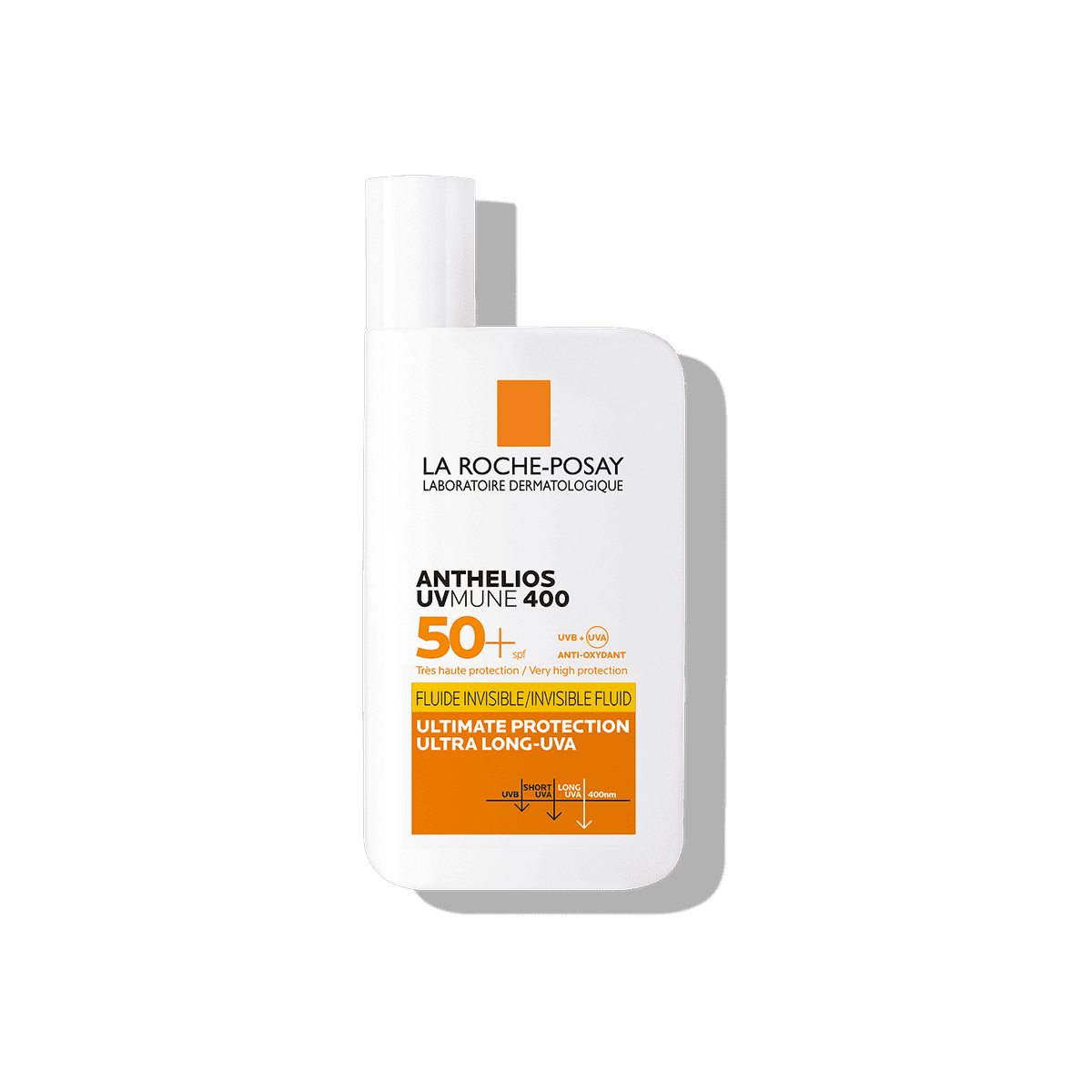 Anthelios UVmune 400 fluido invisible SPF50+ sin perfume 50 ml de La Roche-Posay