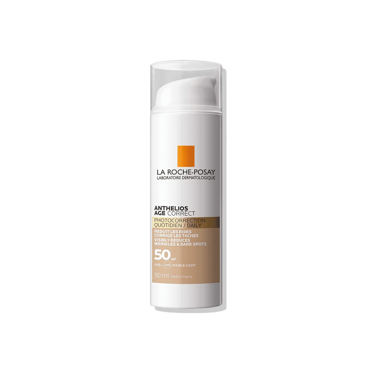 Anthelios Age Correct CC cream SPF50 con color 50 ml de La Roche-Posay