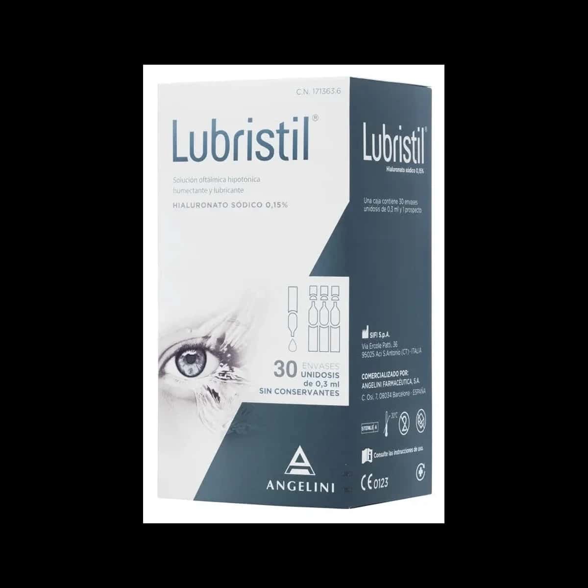 Lubristil Solucion Oftalmica 30 Monodosis 0.3 ML de Lubristil