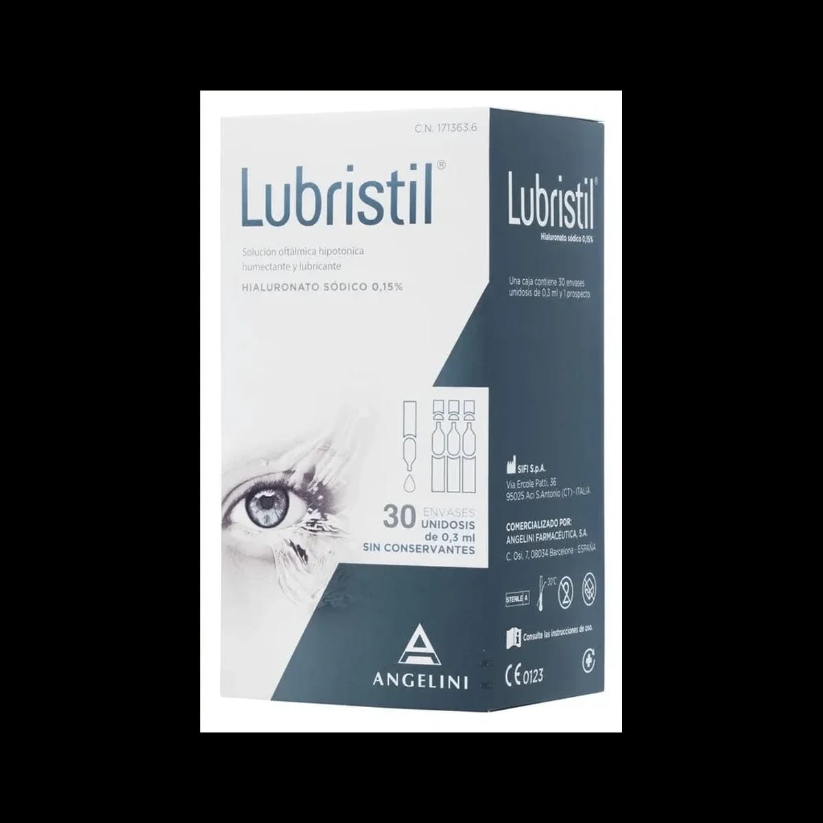 Lubristil Solución Oftálmica 30 Monodosis 0.3 ml de Lubristil — imagen 1 de 3