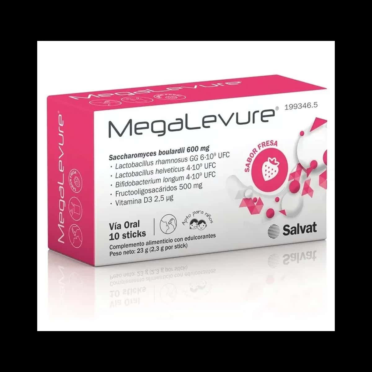 Megalevure 10 Sticks Sabor Platano de Megalevure