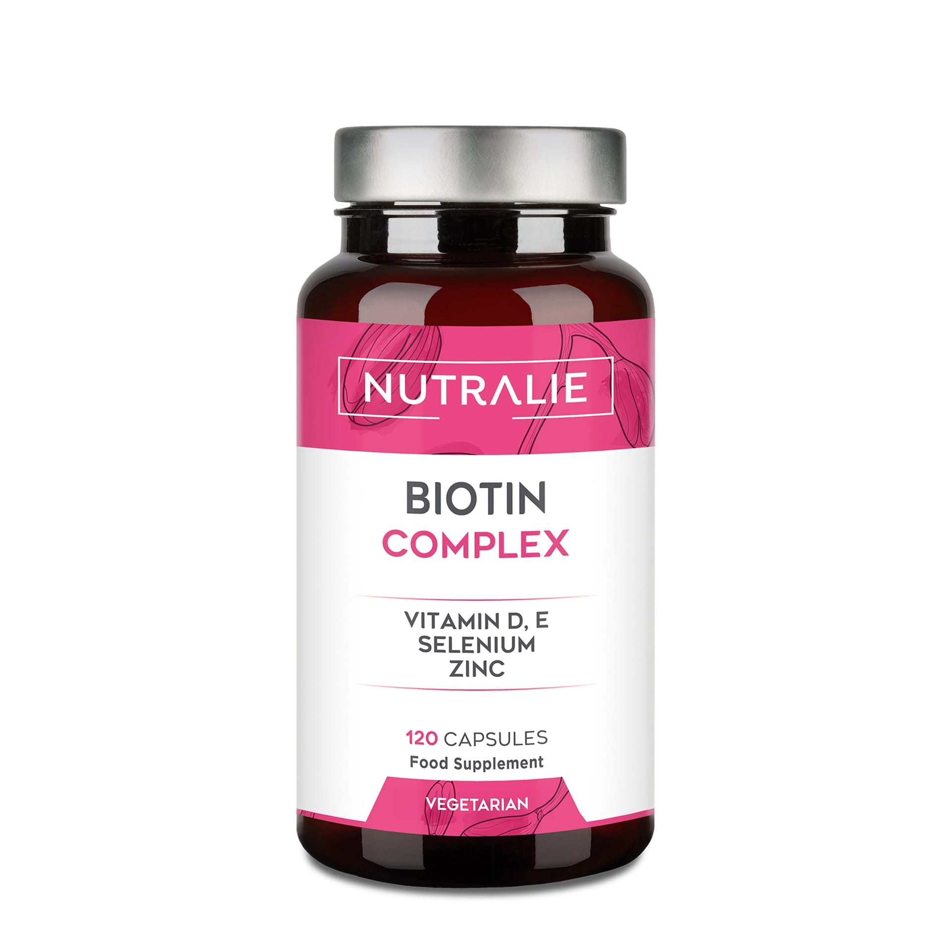 Biotina Complex 120 cápsulas de Nutralie — imagen 1 de 2