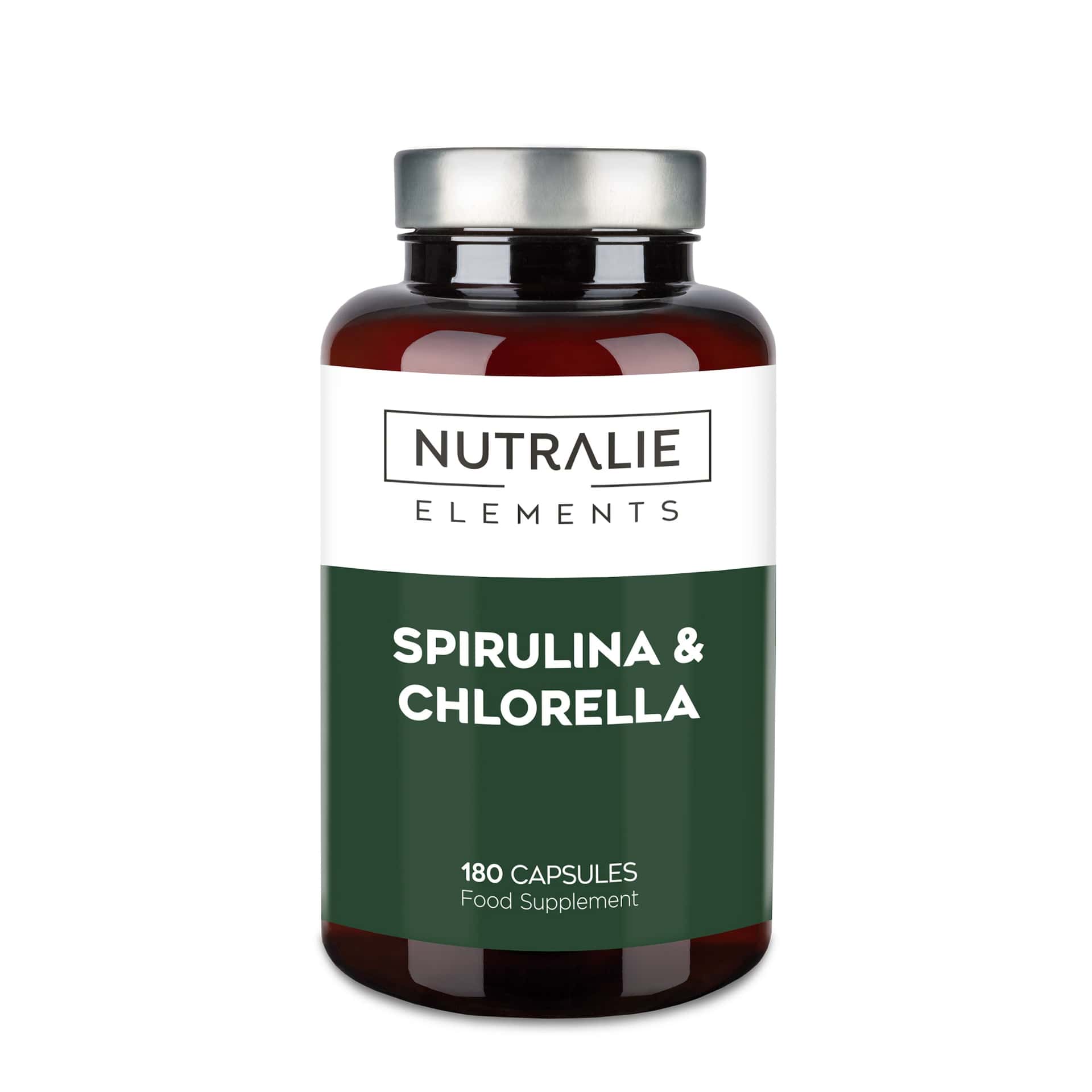 Espirulina & Chlorella Elements 180 cápsulas de Nutralie