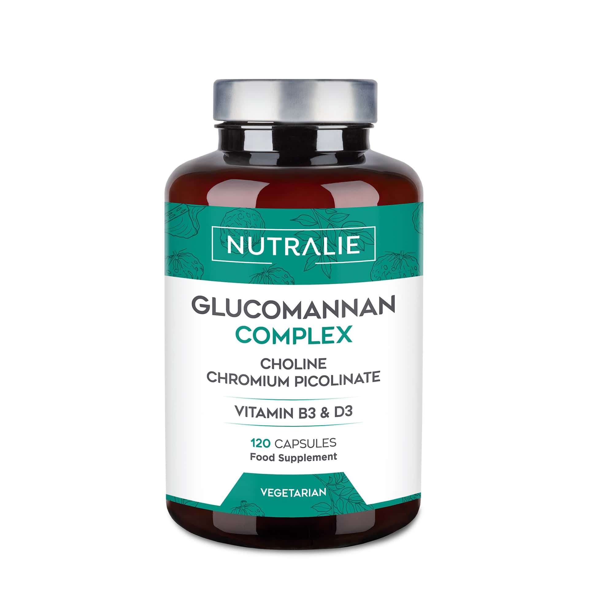 Glucomanano Complex 120 cápsulas de Nutralie