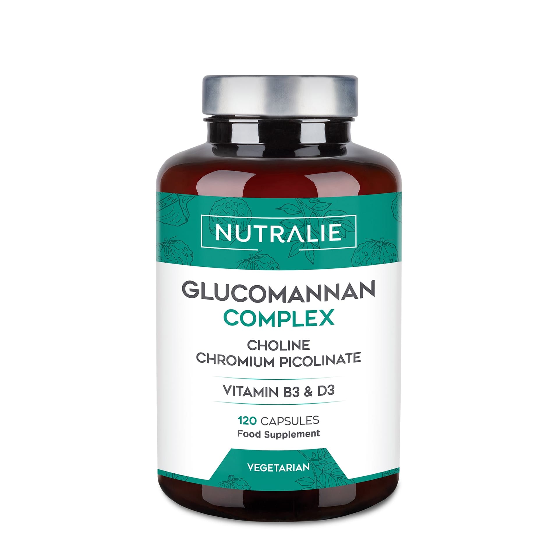 Glucomanano Complex 120 cápsulas de Nutralie — imagen 1 de 2