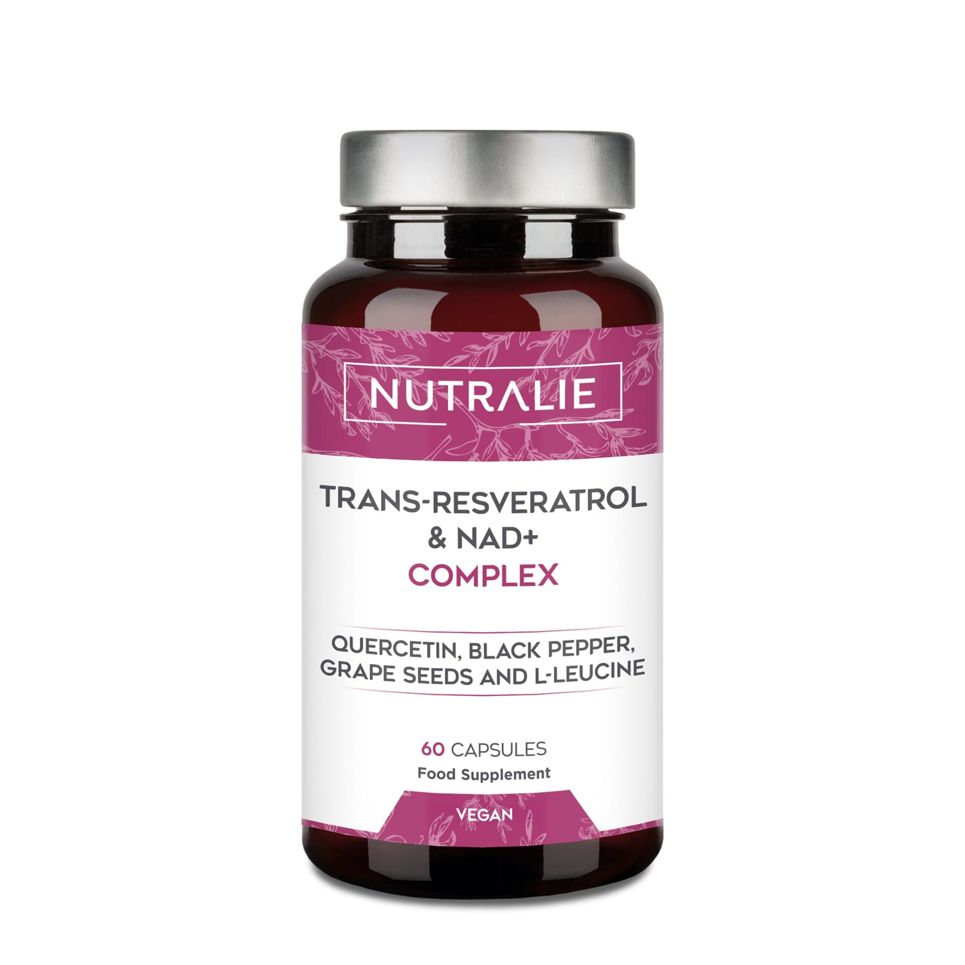 Trans-Resveratrol & NAD+ Complex 60 cápsulas de Nutralie — imagen 1 de 2