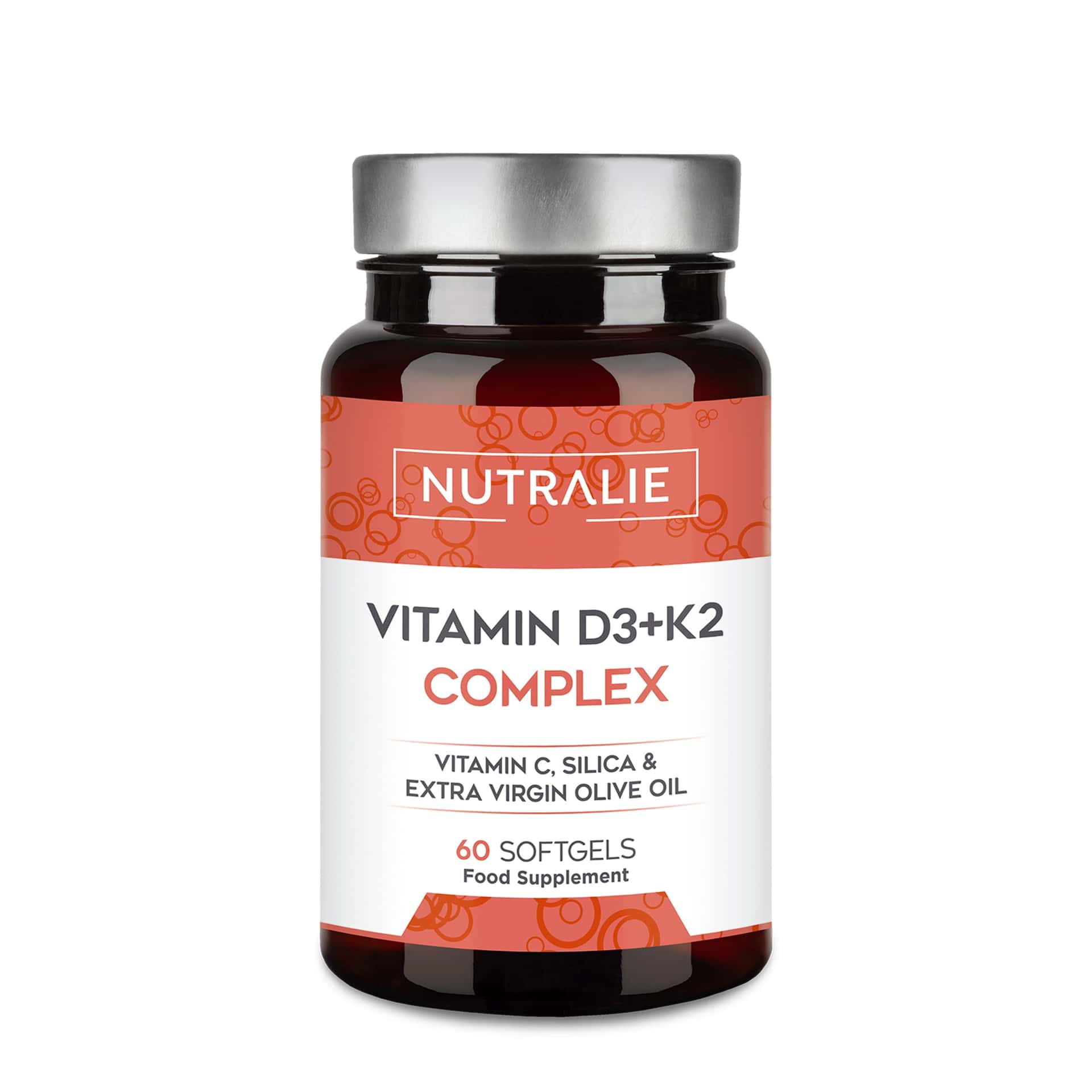 Vitamina D3 + K2 Complex 60 perlas de Nutralie