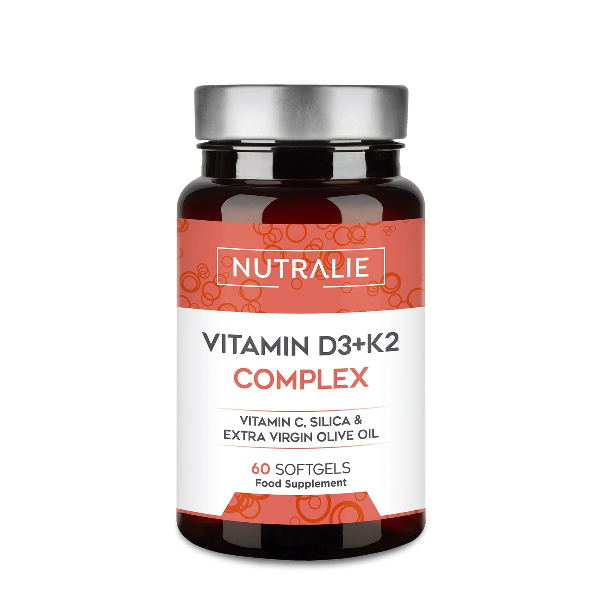 Vitamina D3 + K2 Complex 60 perlas de Nutralie — imagen 1 de 2