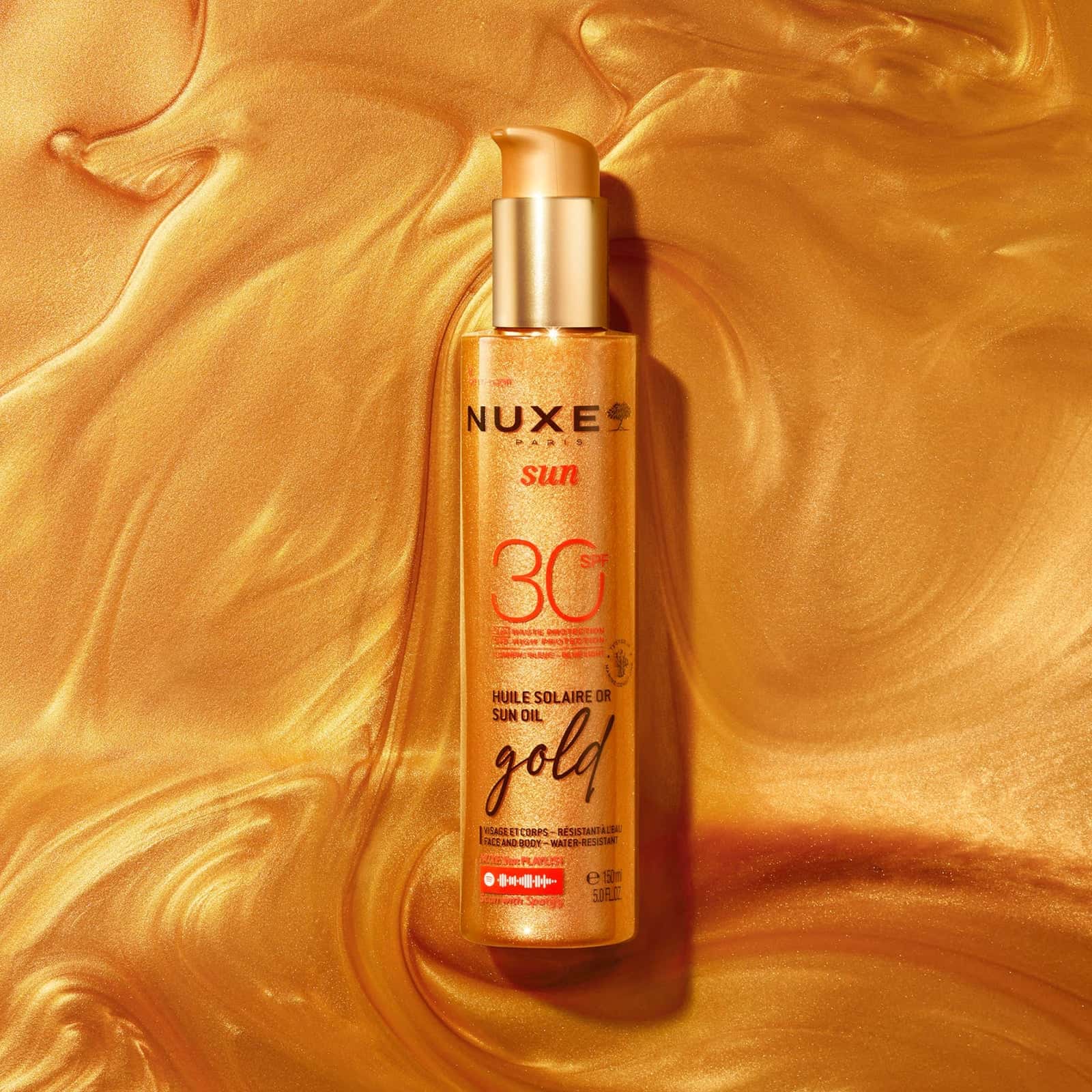 Nuxe Sun Aceite Solar Oro Alta Protección SPF 50 de NUXE