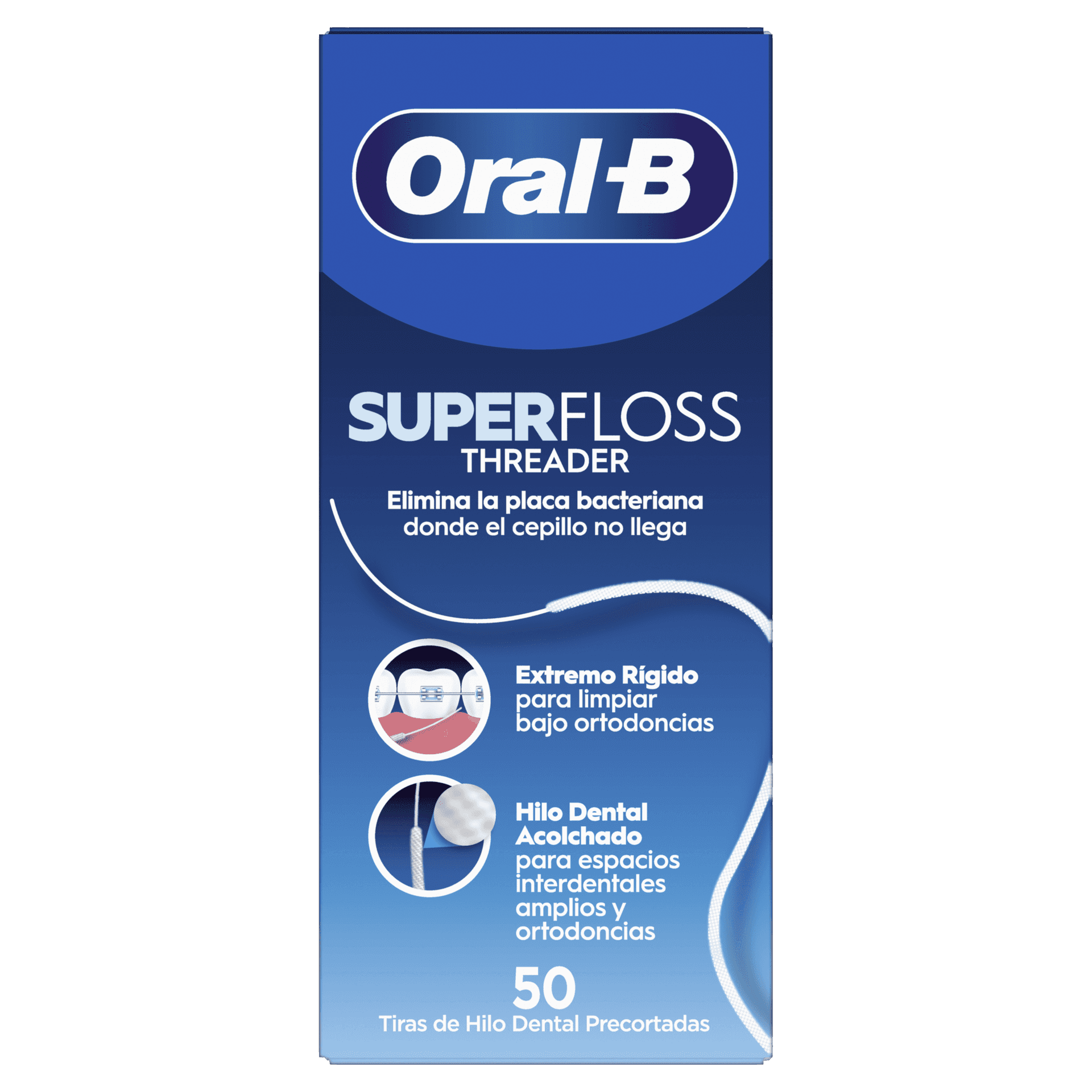 Oral-B Superfloss Seda Dental Menta 50 Unidades de Oral-B