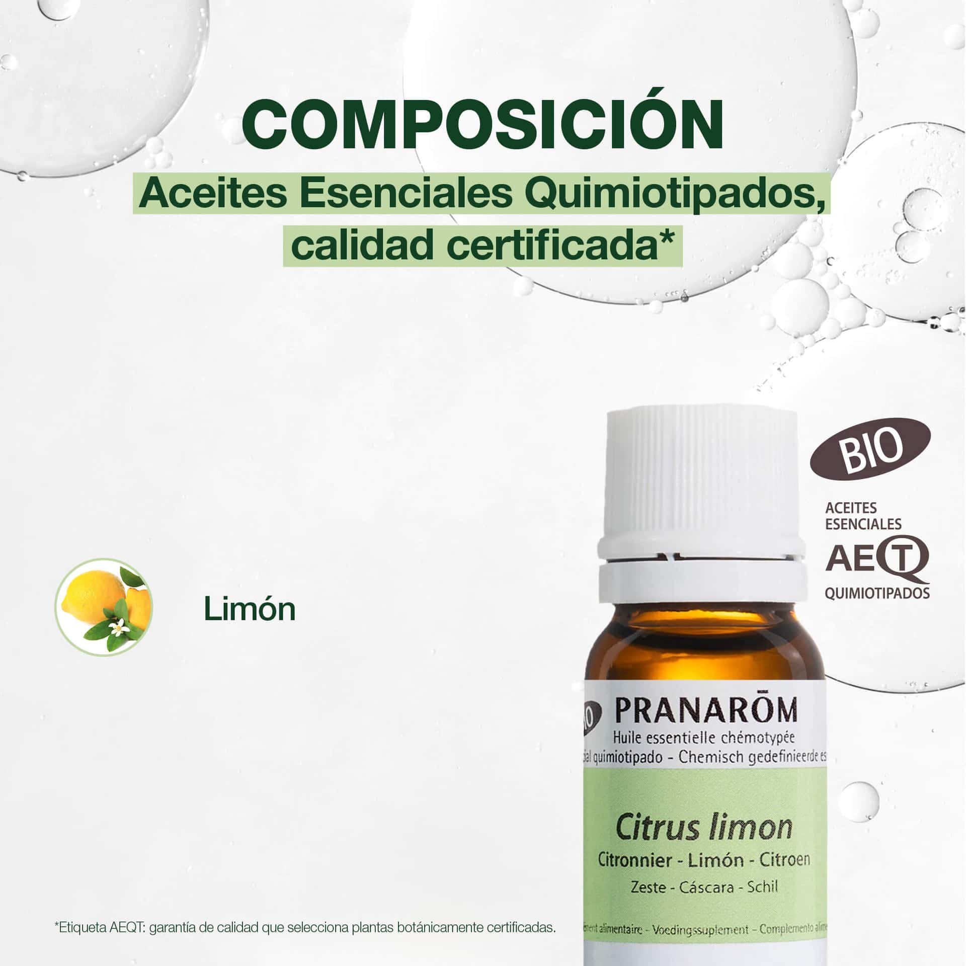 Pranarôm Aceite Esencial Limón Bio 10 ml de Pranarôm