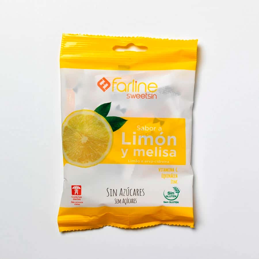 Farline Sweetsin Caramelos Limon Melisa Bolsa 40 G de Farline