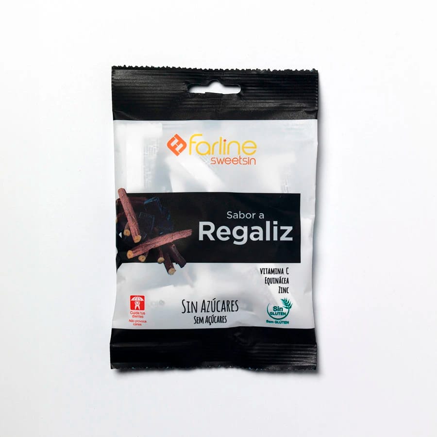 Farline Sweetsin Caramelos Regaliz Bolsa 40 G de Farline — imagen 1 de 2