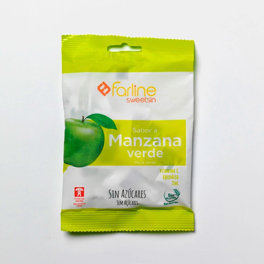 Farline Sweetsin Caramelos Manzana Bolsa 40 G de Farline — imagen 1 de 2