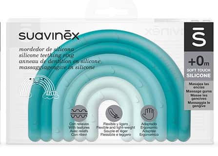 Suavinex Mordedor Silicona +0 meses Colour Essence de Suavinex
