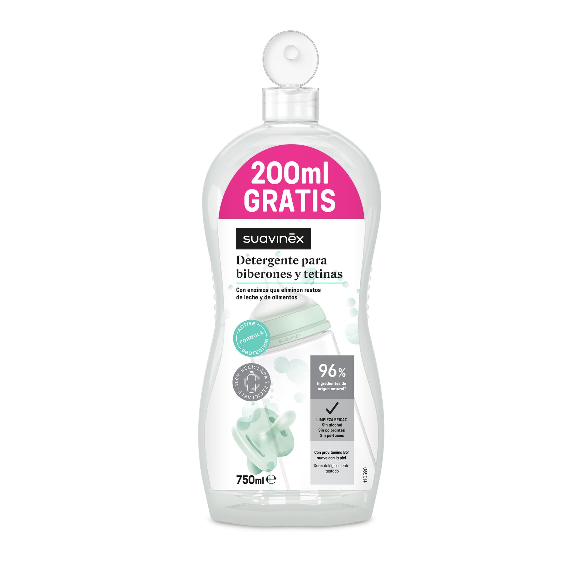 Suavinex PROMO DETERGENTE TETINAS 25% FREE