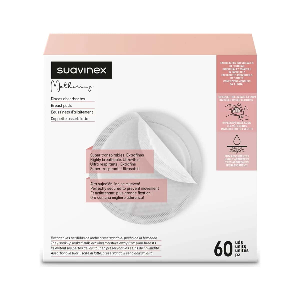 Suavinex Discos Lactancia Nature 60 Unidades de Suavinex