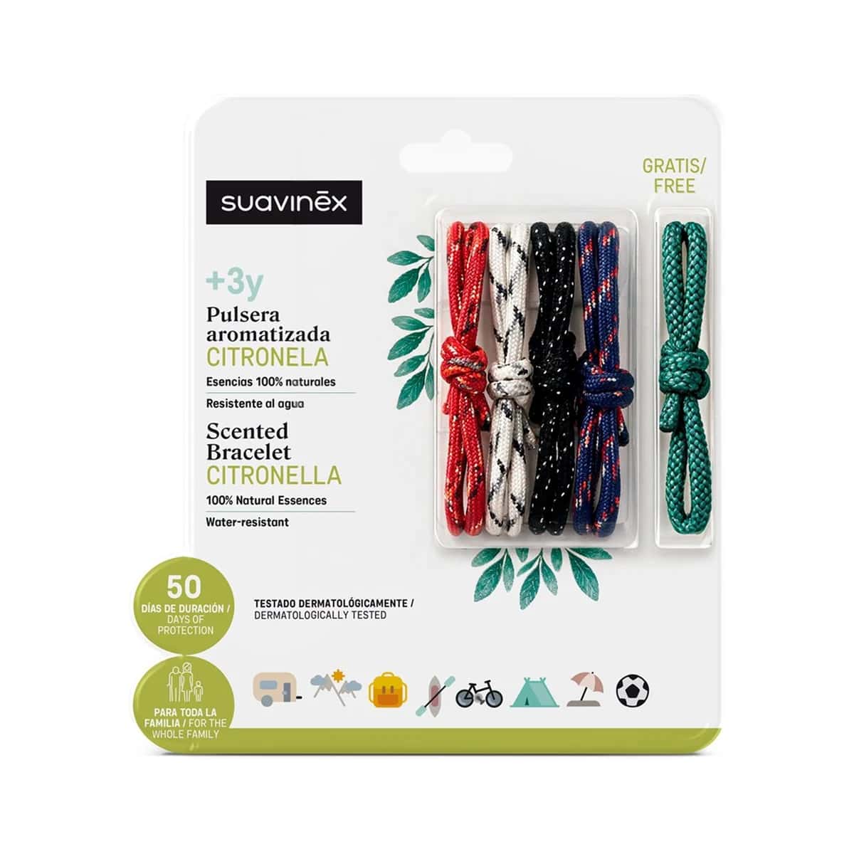 Suavinex Antimosquitos Pulsera Citronela Kids Family 5 Unidades de Suavinex