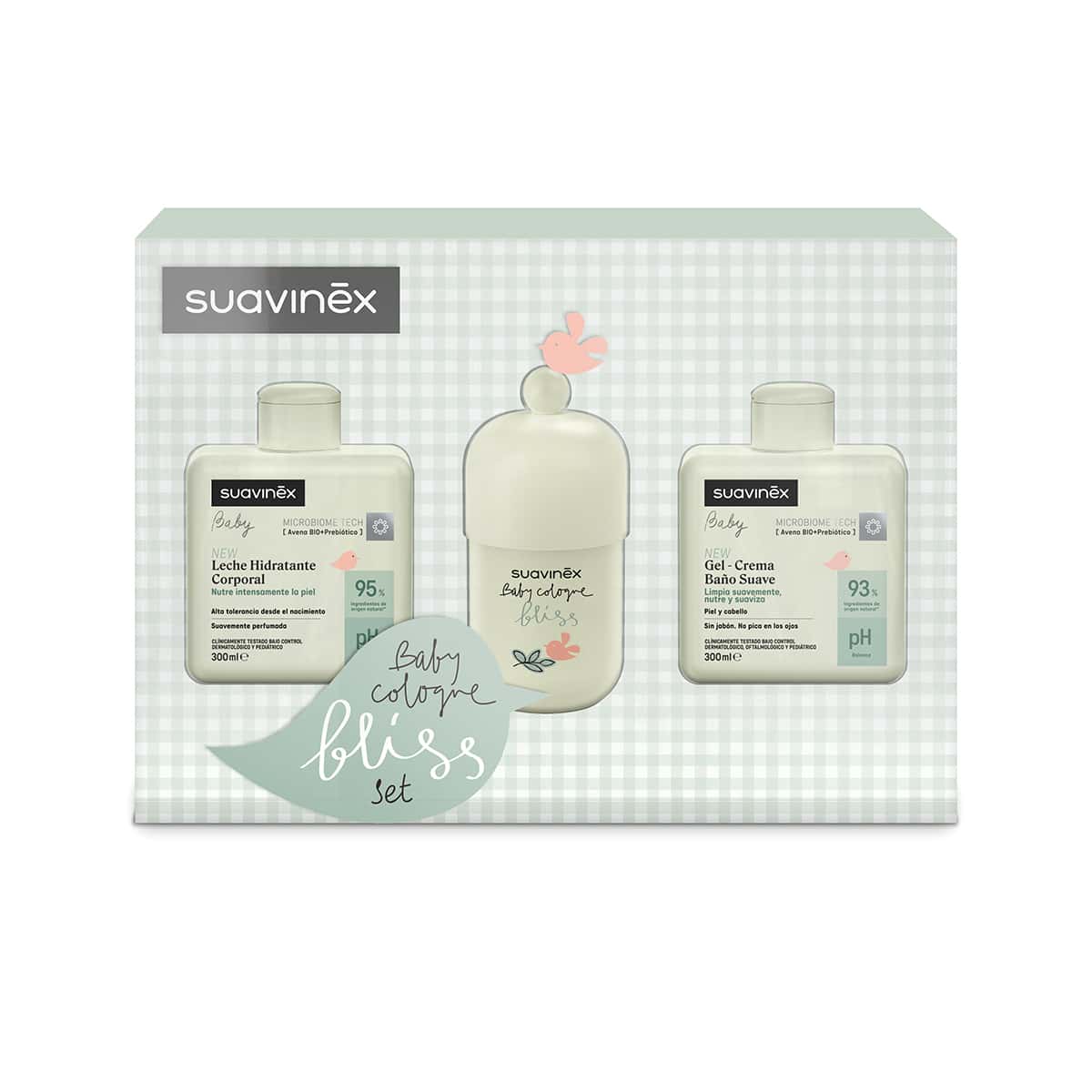 Suavinex Set Baby Cologne Bliss 100 ml + Cosmética 300 ml de Suavinex