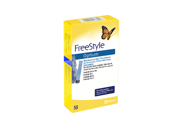 FreeStyle Optium Tiras Reactivas Glucemia 50 Unidades de Abbott